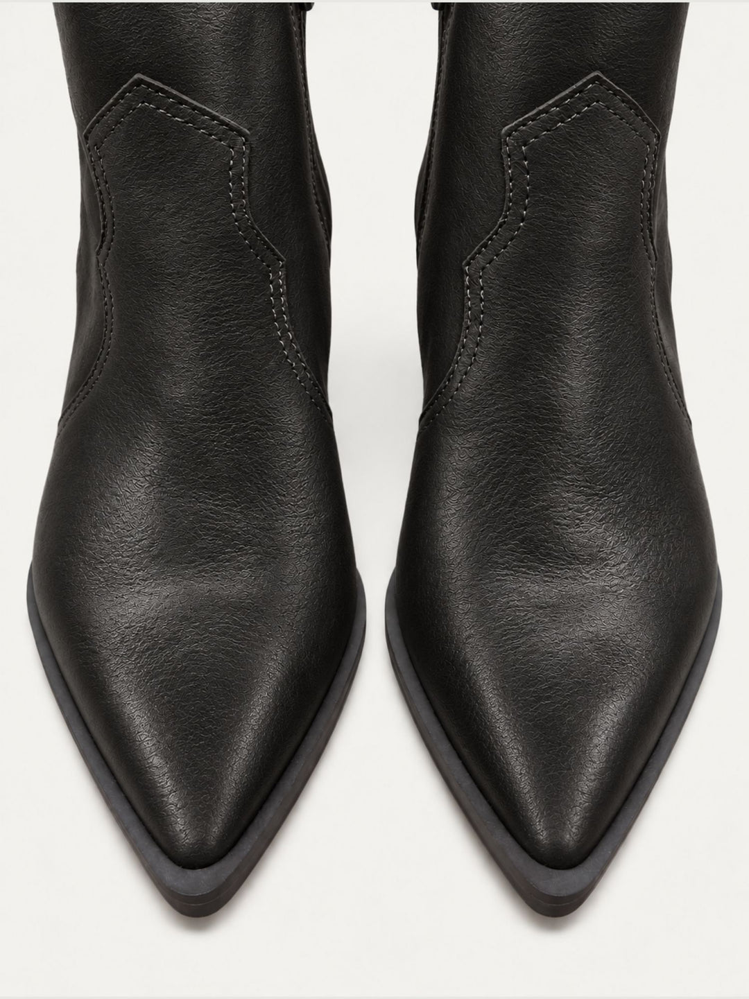 Stivaletto texano in pelle nera 568901 05 ALPE 