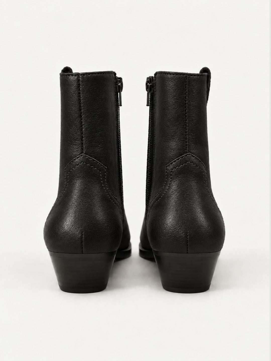 Stivaletto texano in pelle nera 568901 05 ALPE 
