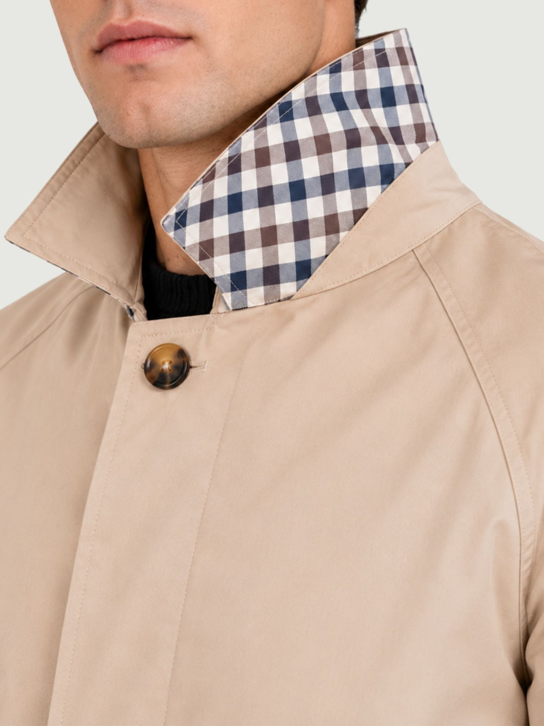Cappotto impermeabile Archival Mac Coat in aquaplus sabbia A005_JK001 BEIGE AQUASCUTUM ACTIVE 