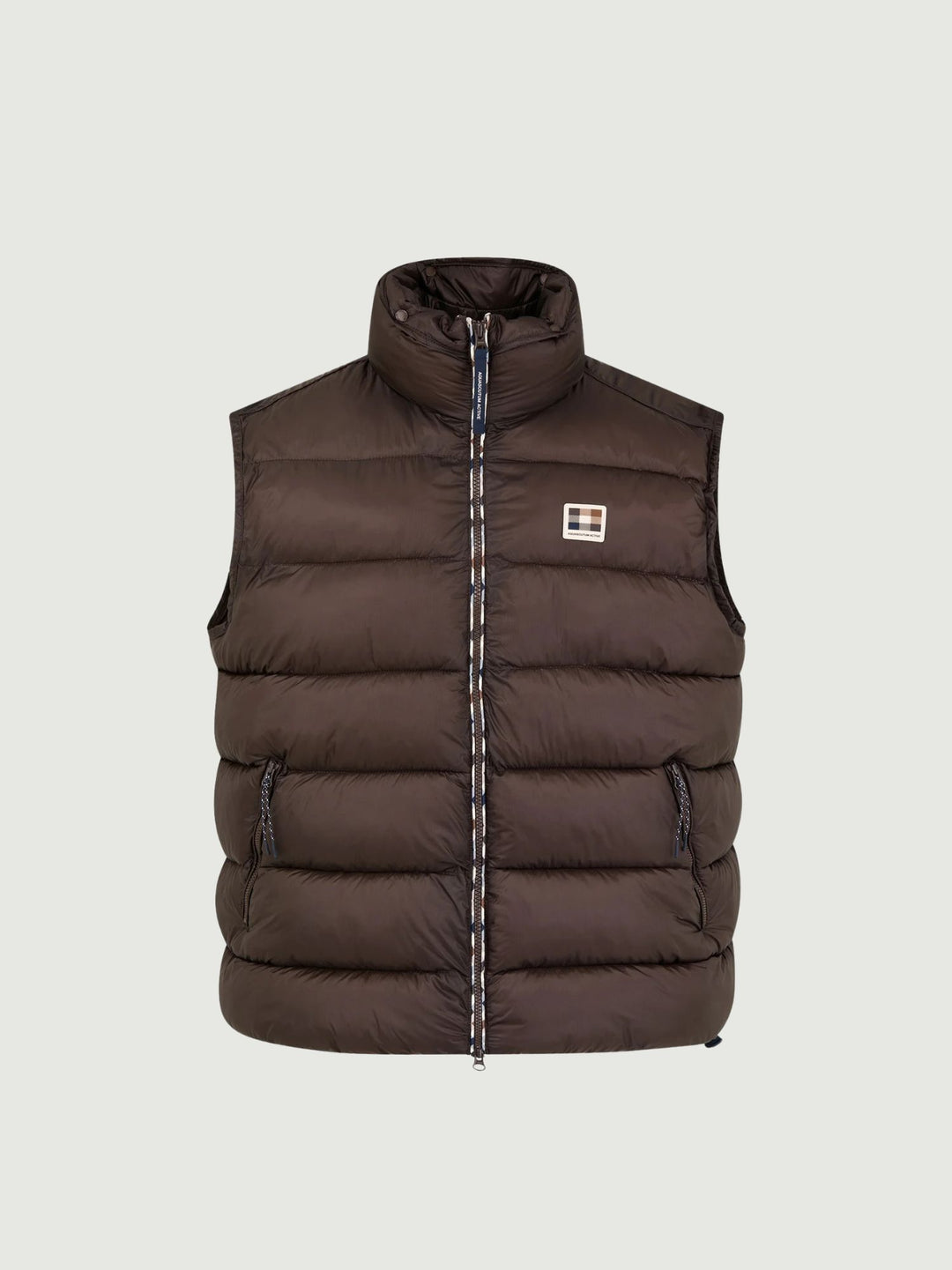 Gilet impermeabile con imbottitura cioccolato A006_JK003 CHOCOLATE AQUASCUTUM ACTIVE 