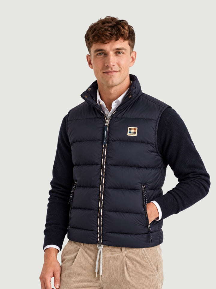 Gilet impermeabile con imbottitura navy A006_JK003 NAVY AQUASCUTUM ACTIVE 
