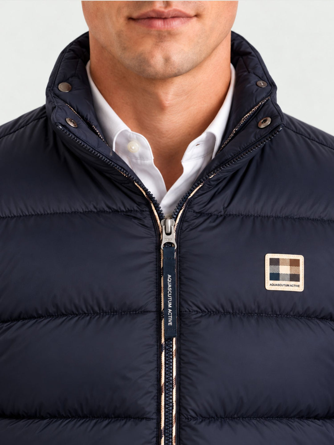 Gilet impermeabile con imbottitura navy A006_JK003 NAVY AQUASCUTUM ACTIVE 