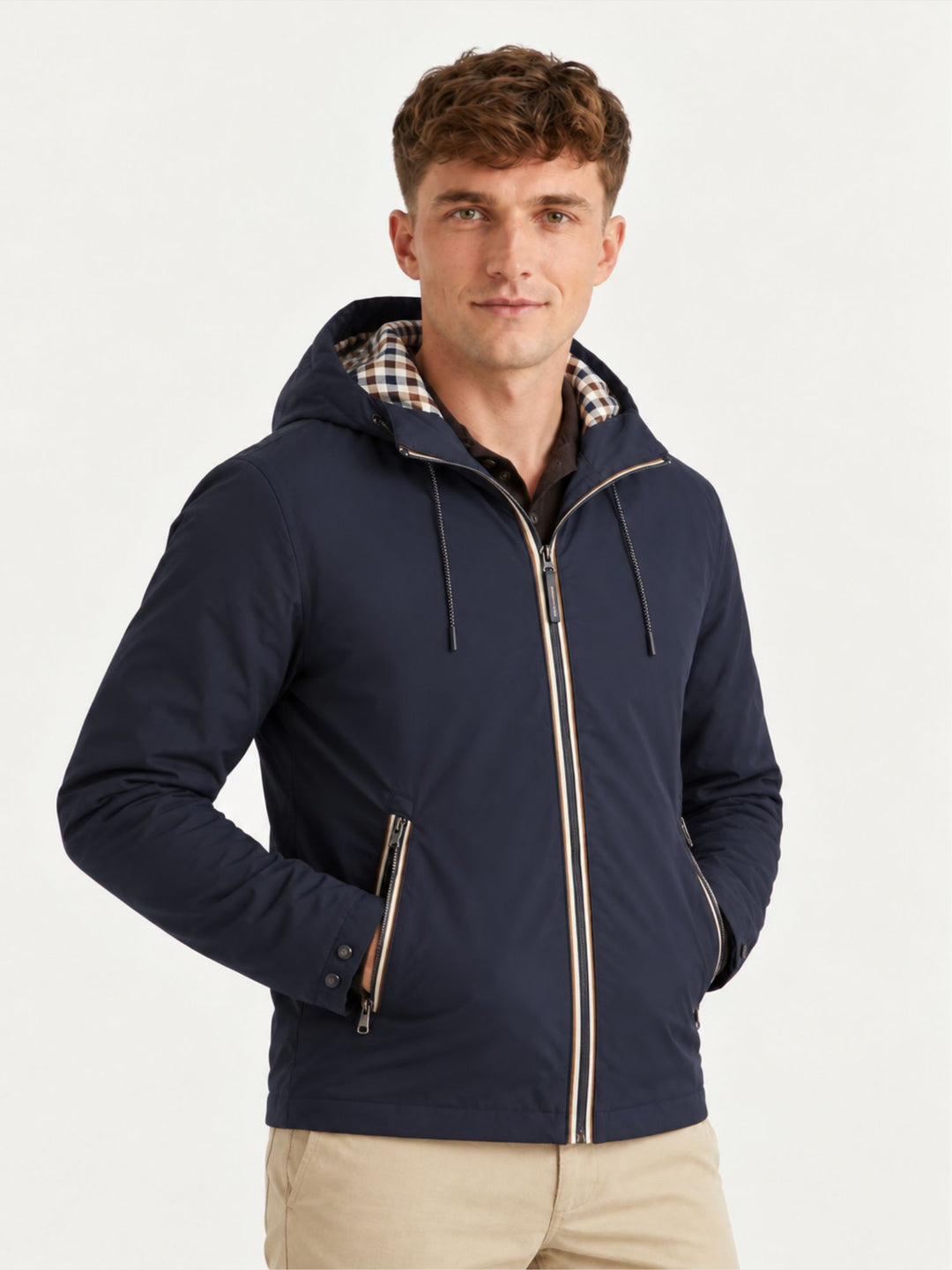 Giacca Rlg con fondo allungato navy A006_JK024 NAVY AQUASCUTUM ACTIVE 