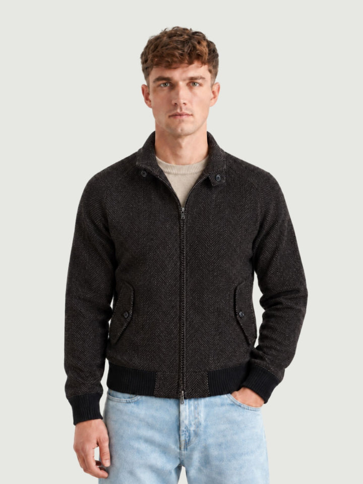 Giacca G9 Herringbone testa di moro BRCPS1204 703 BARACUTA 