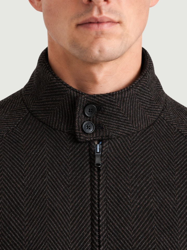 Giacca G9 Herringbone testa di moro BRCPS1204 703 BARACUTA 