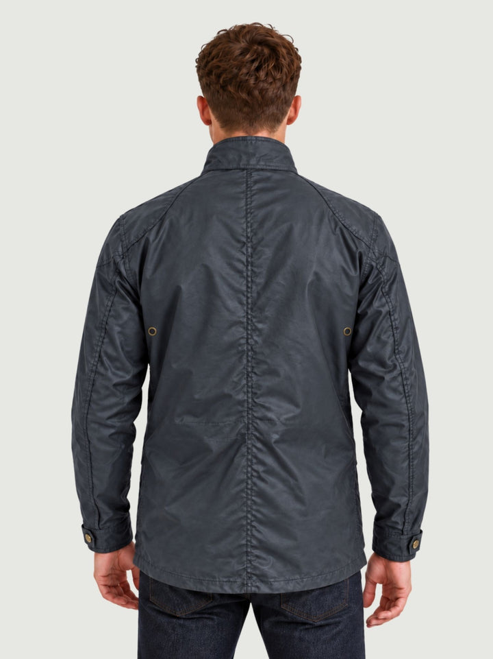Giacca Fieldmaster in cotone cerato blu polvere 105300 DKNV BELSTAFF 