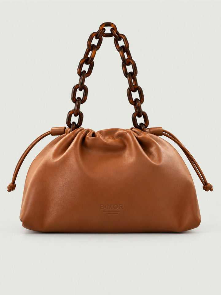 Borsa Big Bon Bon in nappa cuoio BIG B CUOIO BIMOR 