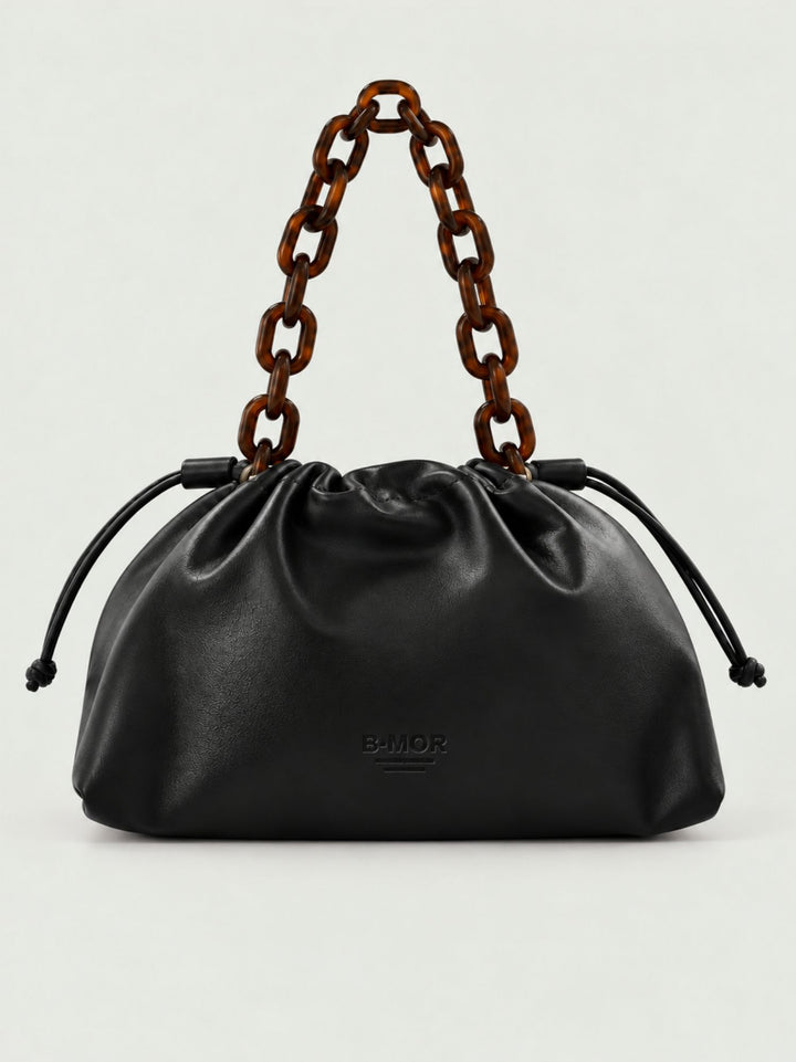 Borsa Big Bon Bon in nappa nera BIG B NERO BIMOR 