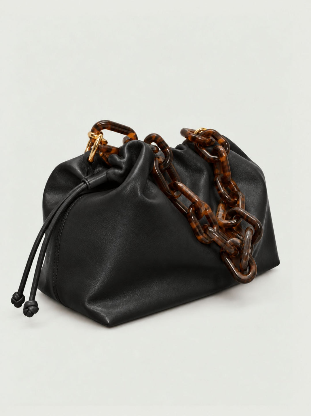 Borsa Big Bon Bon in nappa nera BIG B NERO BIMOR 