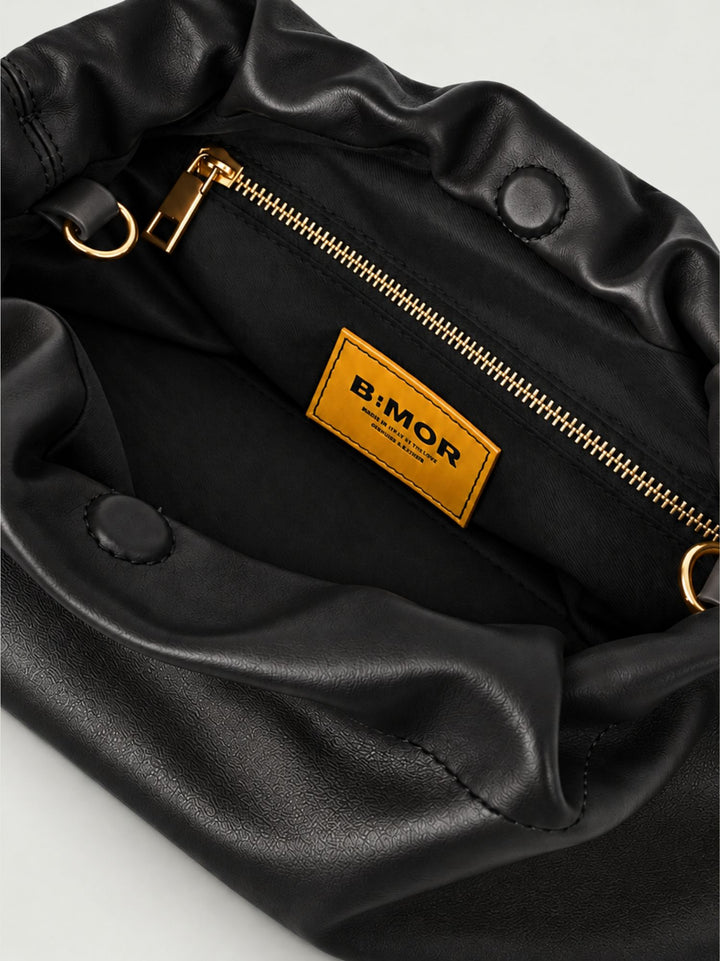 Borsa Big Bon Bon in nappa nera BIG B NERO BIMOR 
