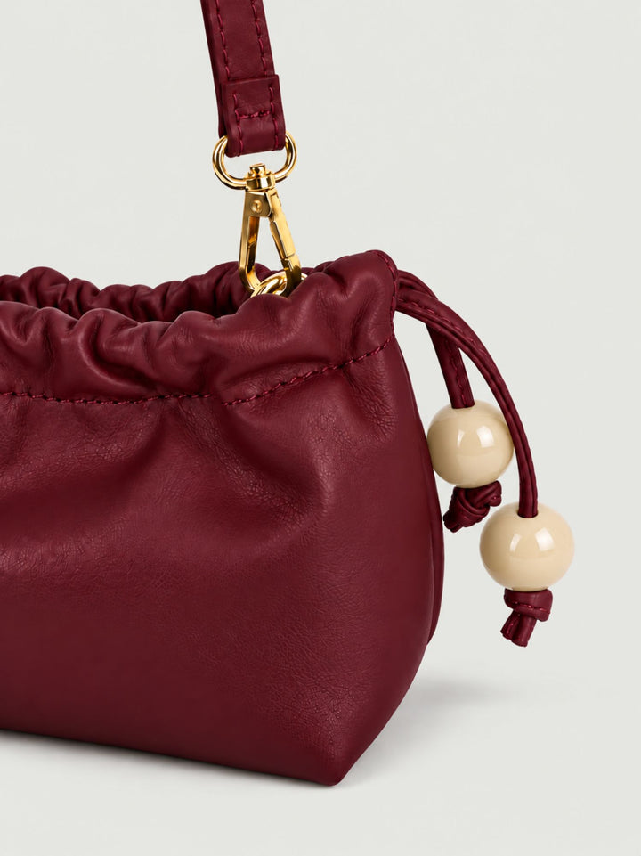Pochette Bon Bon in pelle bordeaux BONBON BORDEAUX BIMOR 