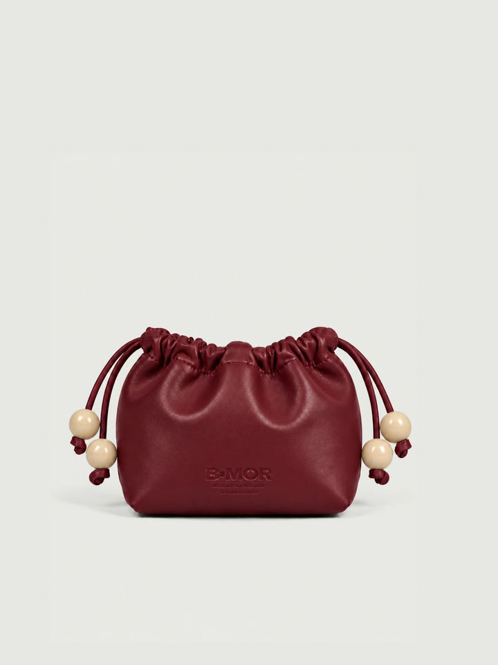 Pochette Bon Bon in pelle bordeaux BONBON BORDEAUX BIMOR 