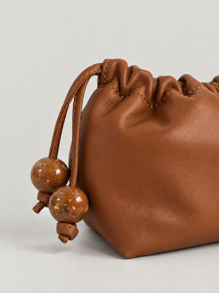 Pochette Bon Bon in pelle cuoio BONBON CUOIO BIMOR 