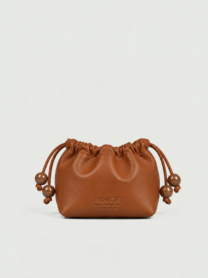 Pochette Bon Bon in pelle cuoio BONBON CUOIO BIMOR 