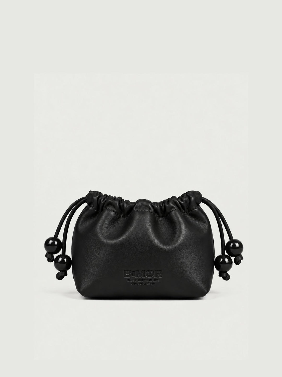 Pochette Bon Bon in pelle nero BONBON NERO BIMOR 