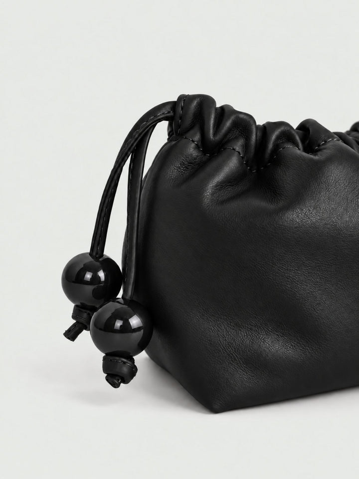 Pochette Bon Bon in pelle nero BONBON NERO BIMOR 