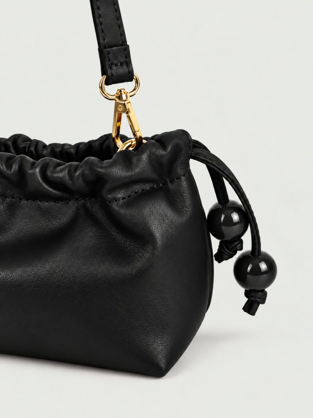 Pochette Bon Bon in pelle nero BONBON NERO BIMOR 
