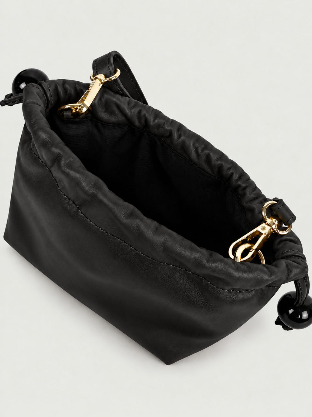 Pochette Bon Bon in pelle nero BONBON NERO BIMOR 