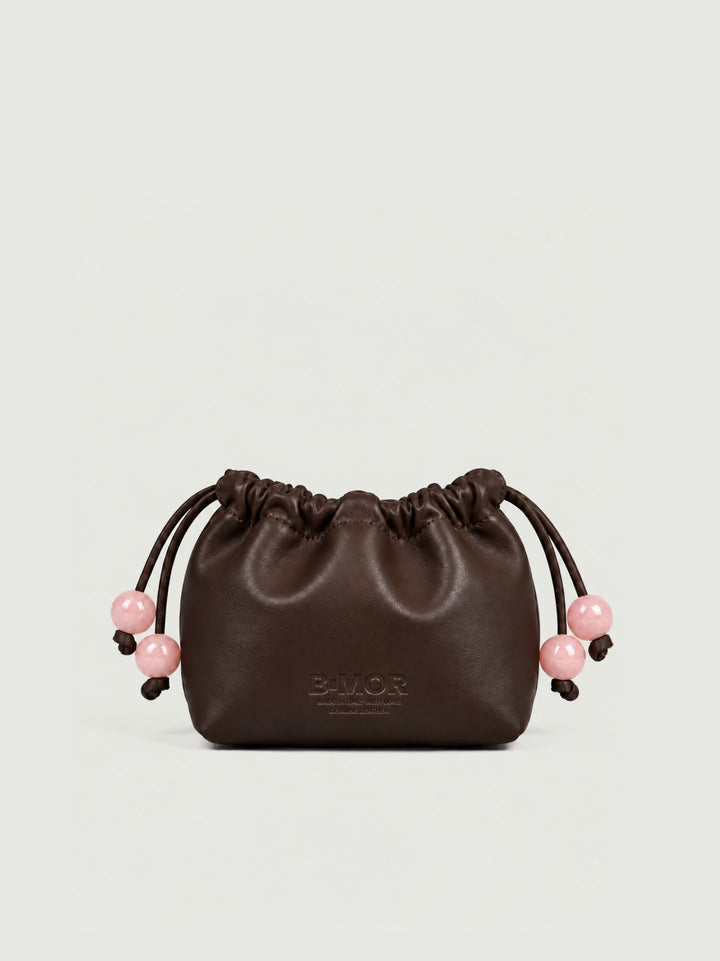 Pochette Bon Bon in pelle testa di moro BONBON T.MORO BIMOR 