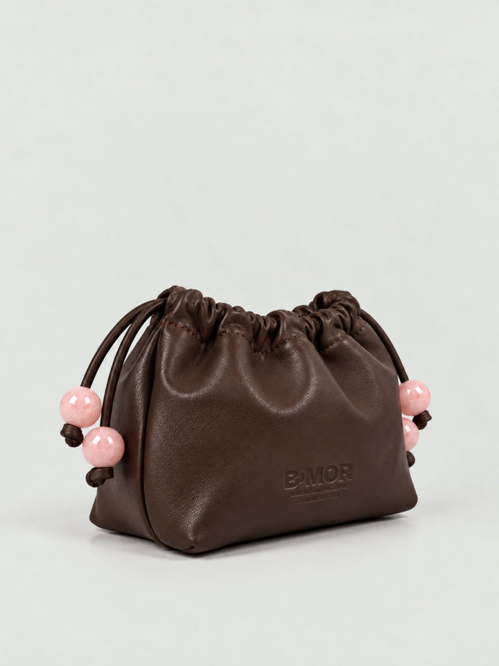 Pochette Bon Bon in pelle testa di moro BONBON T.MORO BIMOR 