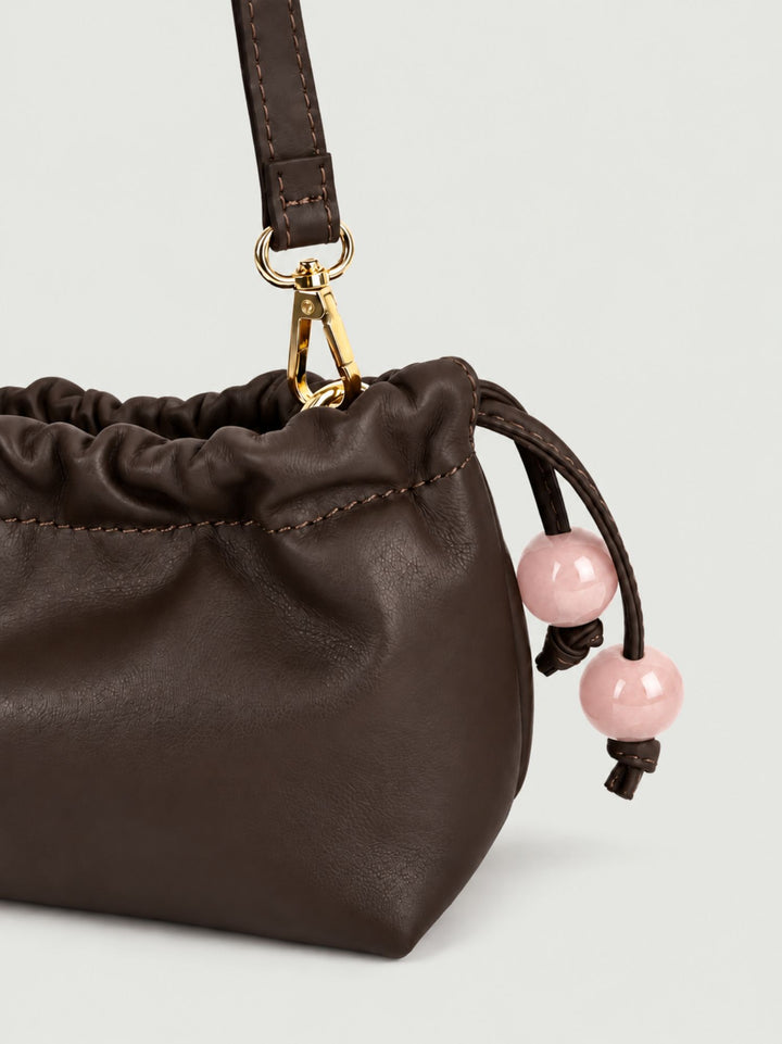 Pochette Bon Bon in pelle testa di moro BONBON T.MORO BIMOR 