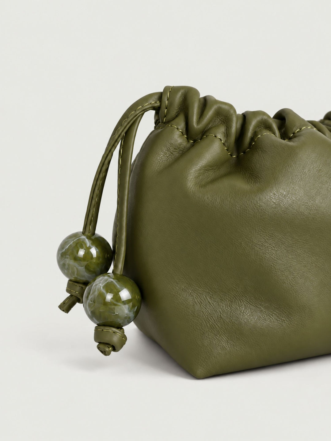 Pochette Bon Bon in pelle verde iride BONBON VERDE BIMOR 