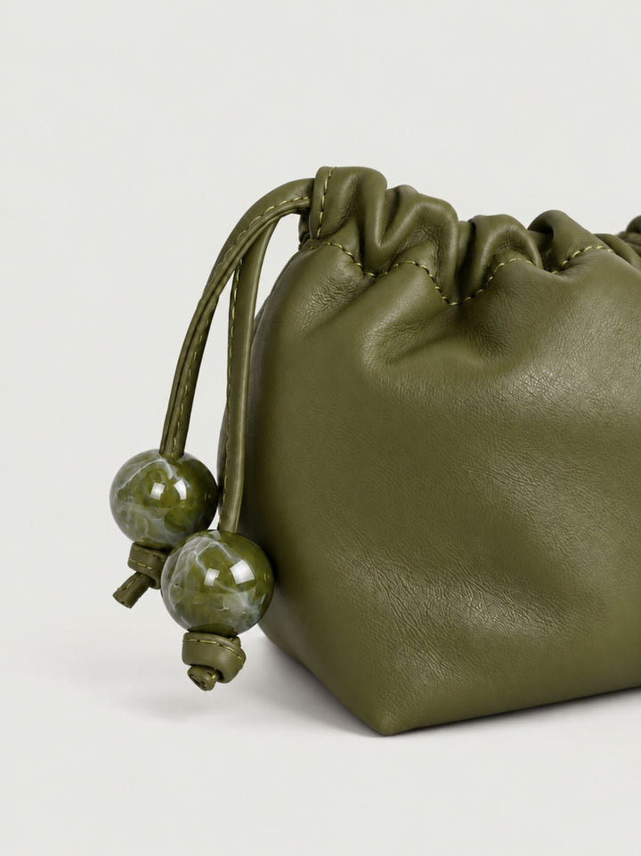 Pochette Bon Bon in pelle verde iride BONBON VERDE BIMOR 