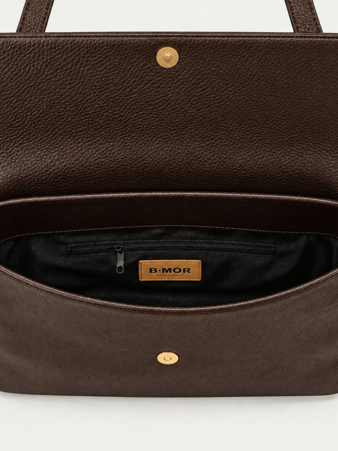 Borsa a spalla Luna in pelle martellata testa di moro LUNA T.MORO BIMOR 