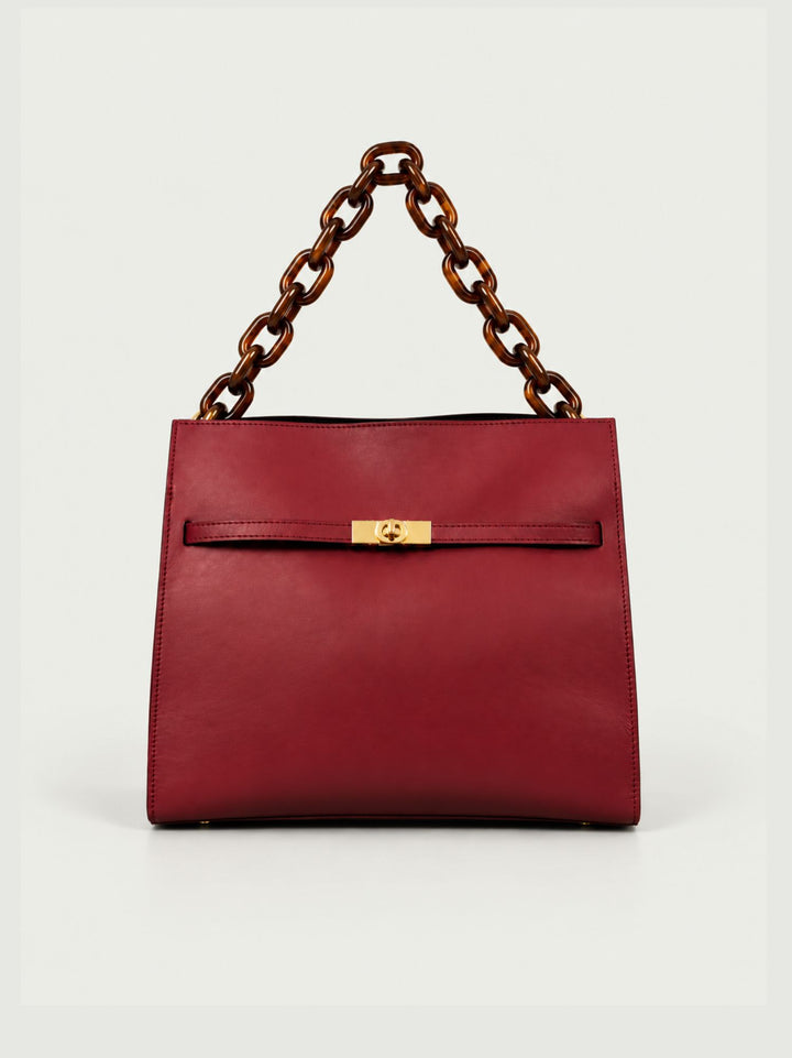 Borsa a spalla Rory in pelle bordeaux RORY BORDEAUX BIMOR 