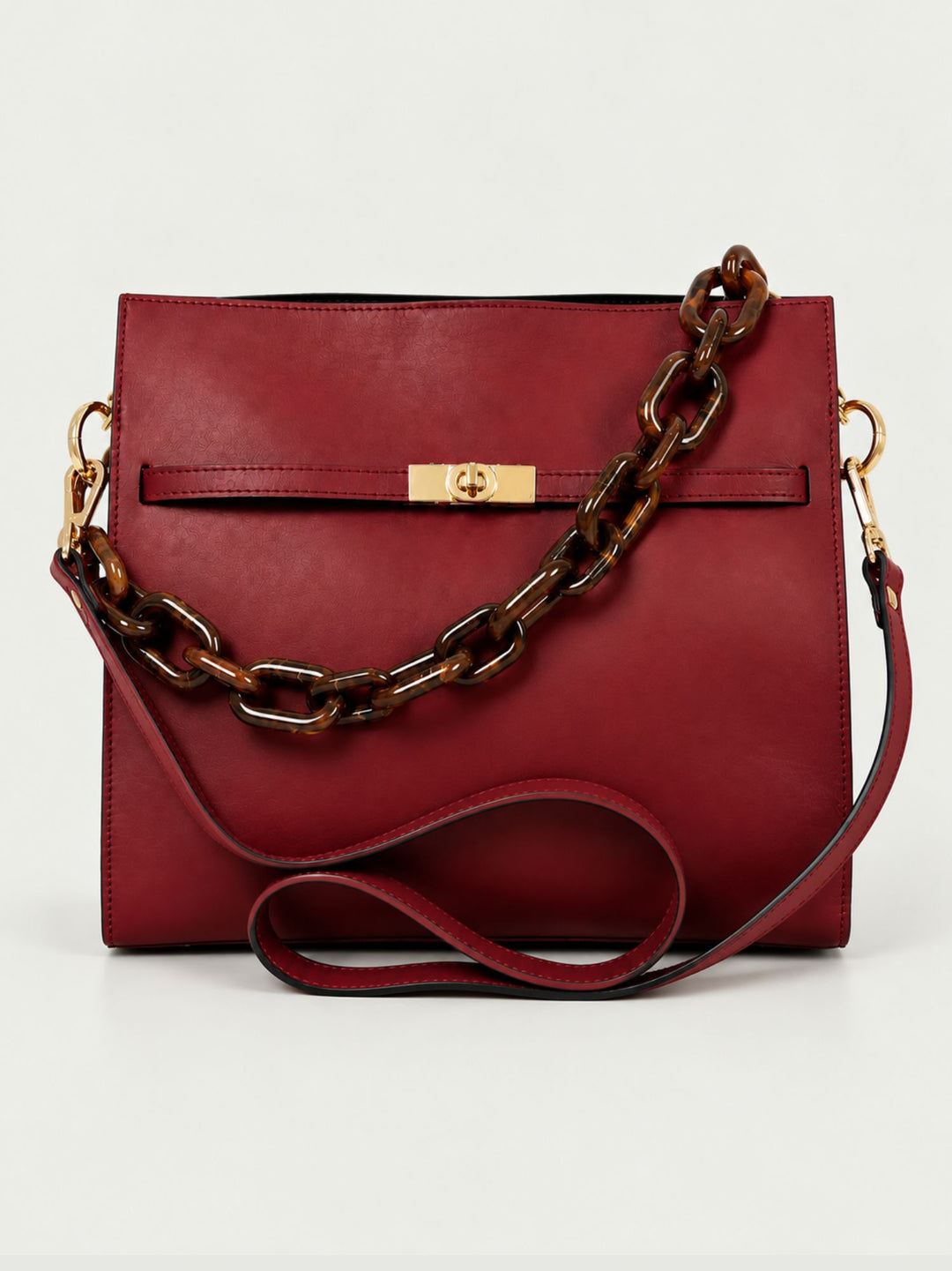 Borsa a spalla Rory in pelle bordeaux RORY BORDEAUX BIMOR 