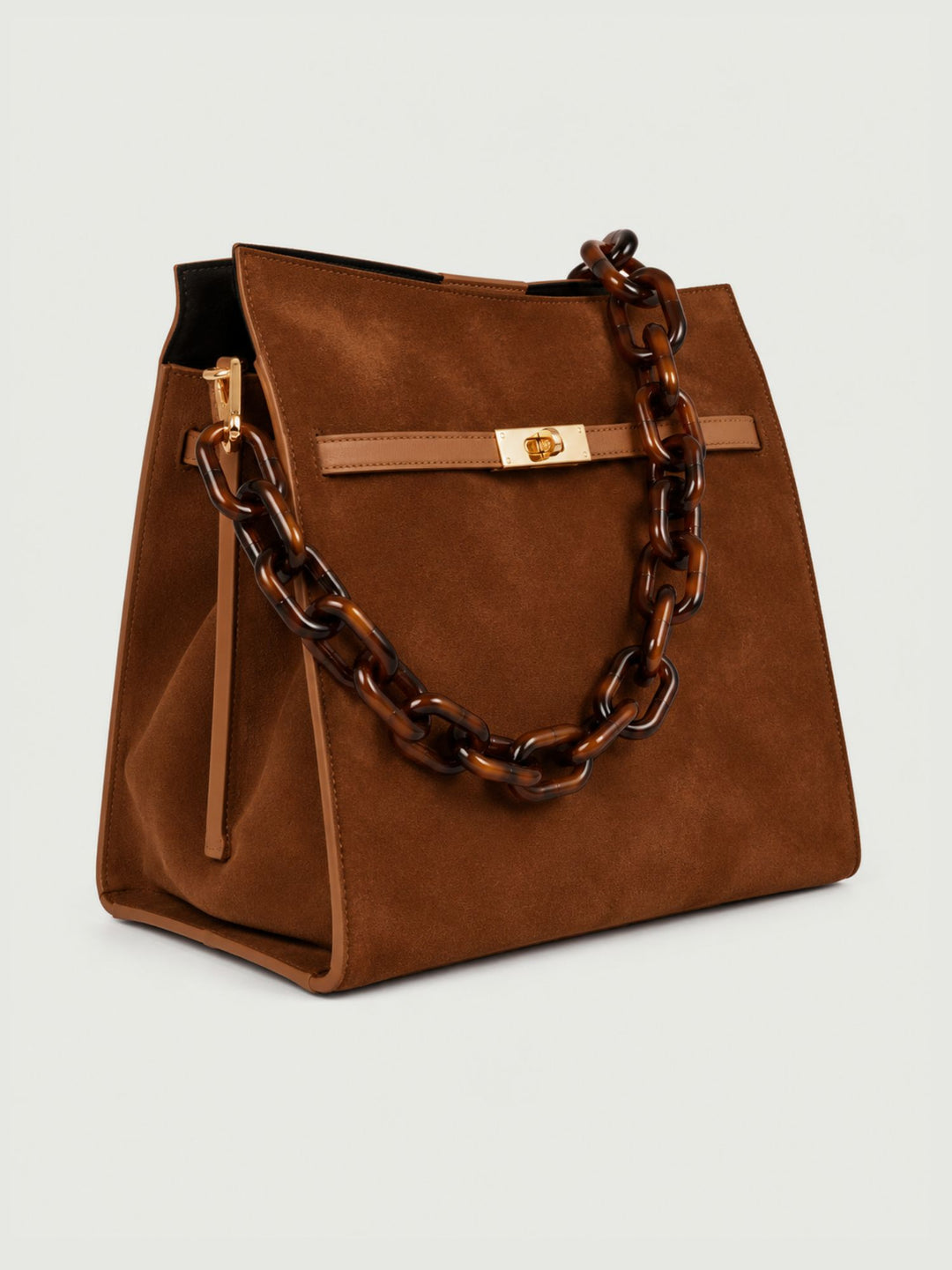 Borsa a spalla Rory in camoscio bruciato RORY CAM BRUCIATO BIMOR 