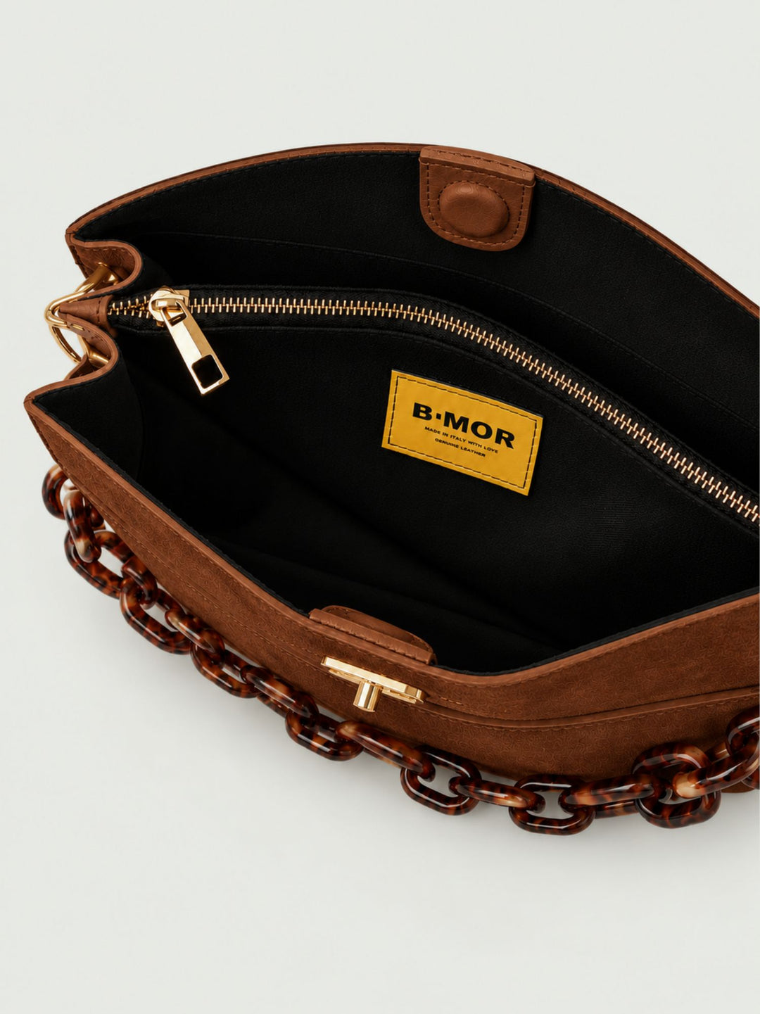 Borsa a spalla Rory in camoscio bruciato RORY CAM BRUCIATO BIMOR 
