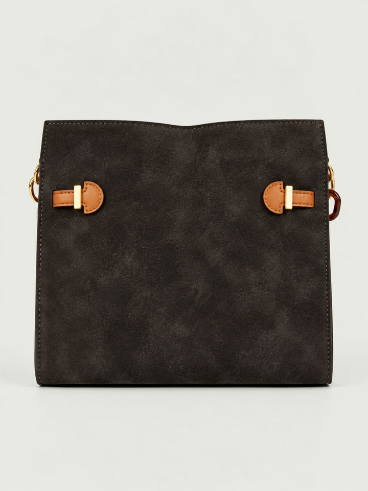 Borsa a spalla Rory in camoscio moro RORY CAM T.MORO BIMOR 