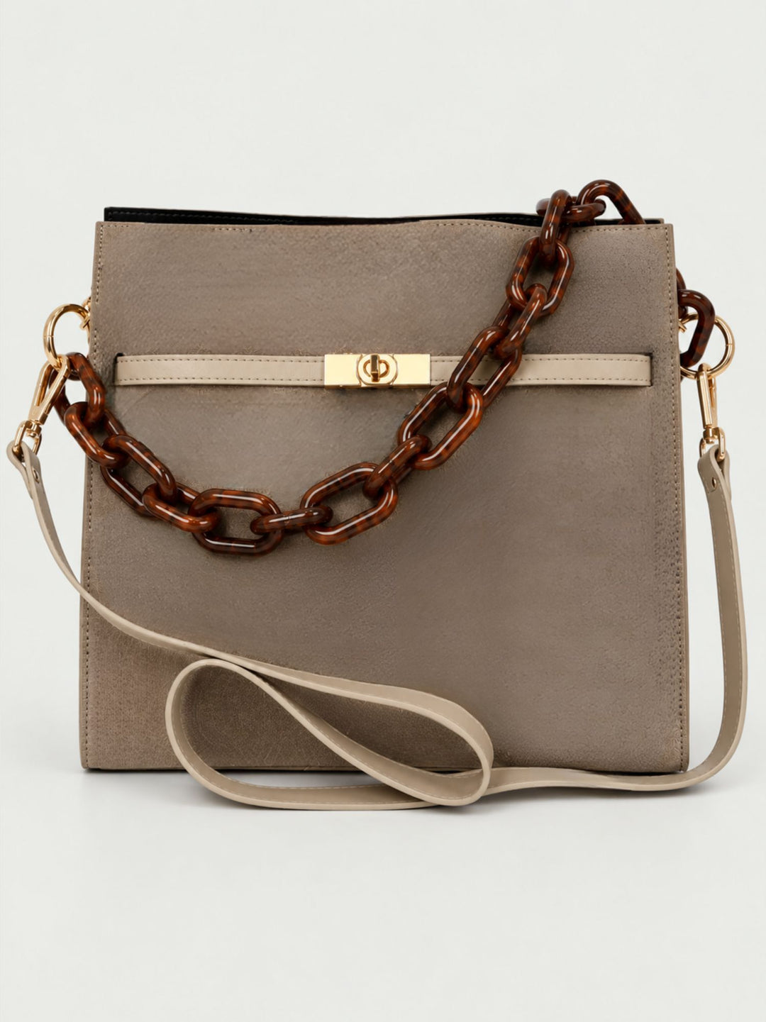 Borsa a spalla Rory in camoscio tortora RORY CAM TORTORA BIMOR 