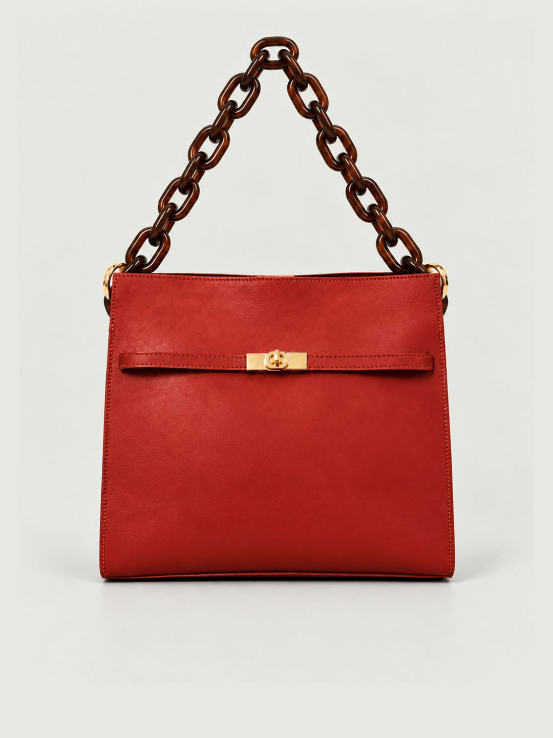Borsa a spalla Rory in pelle mattone RORY MATTONE BIMOR 