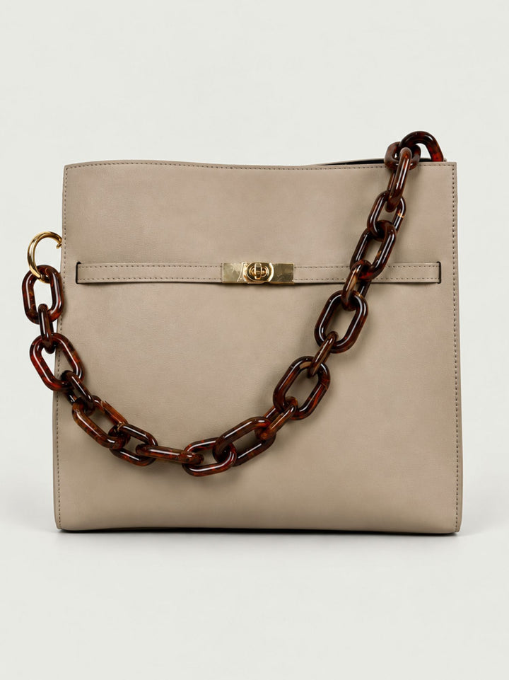 Borsa a spalla Rory in pelle tortora RORY TORTORA BIMOR 