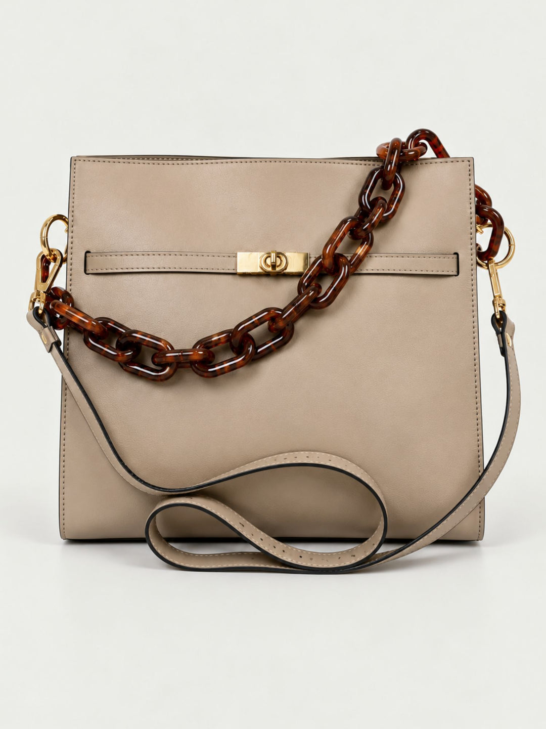 Borsa a spalla Rory in pelle tortora RORY TORTORA BIMOR 