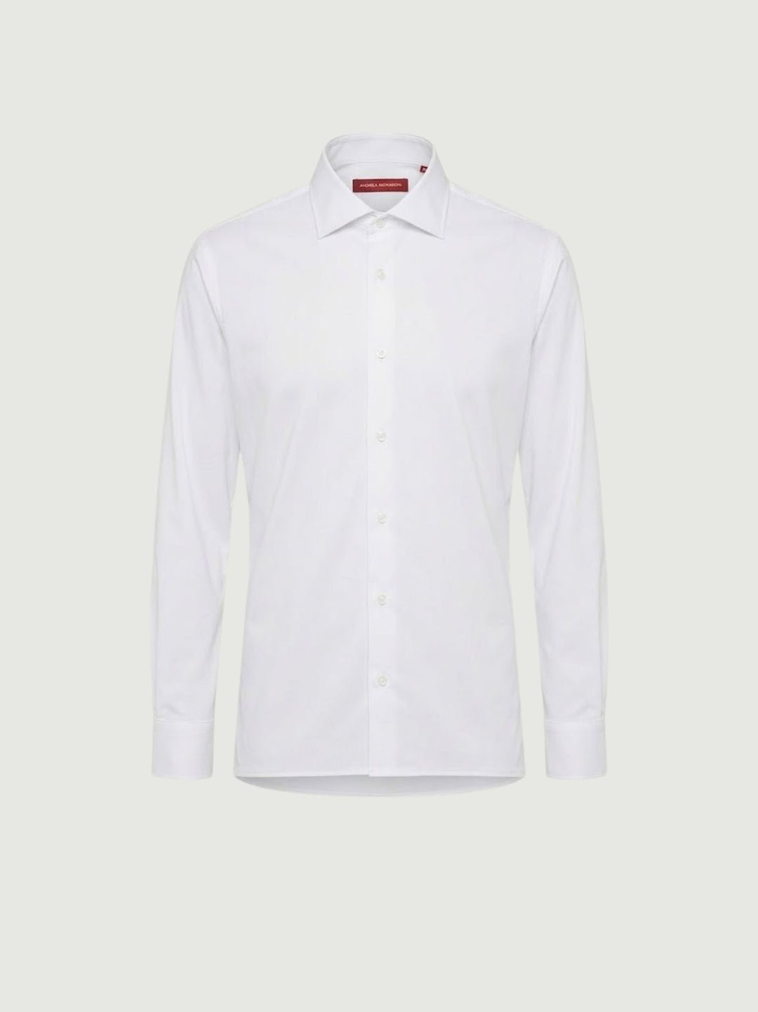 Camicia no stiro con colletto francese bianca BU27W10CANEU 101 ANDREA MORANDO 