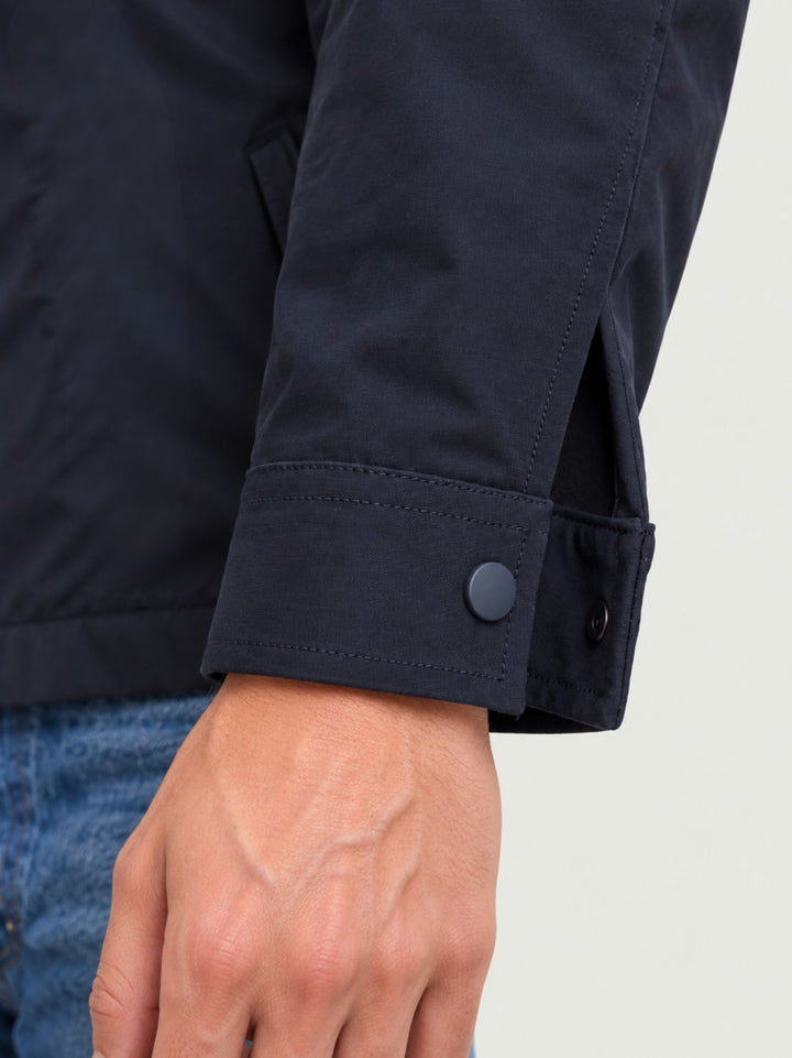 Giacca corta con colletto navy BU27W01FEPA1533TECH 200 ANDREA MORANDO 