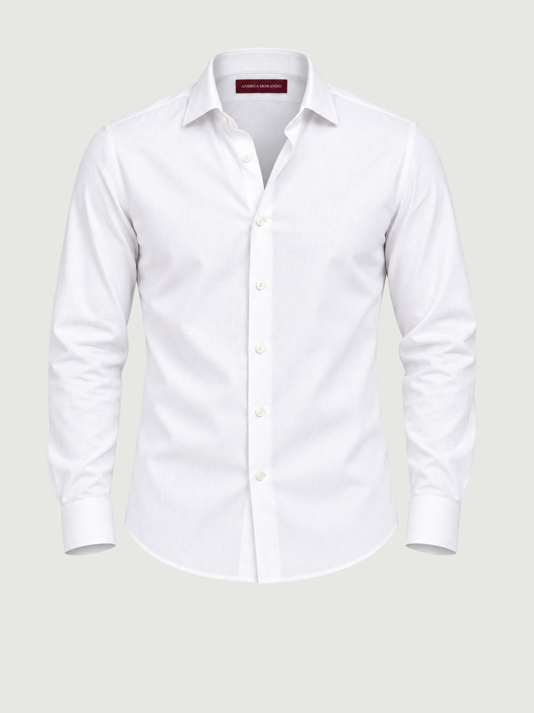 Camicia in cotone bianca BU27W12CATWILL 100 ANDREA MORANDO 