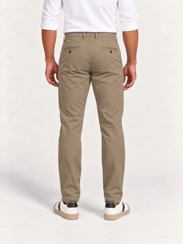 Pantalone chino in cotone beige BU27W15PAPA1321TWILL 110 ANDREA MORANDO 
