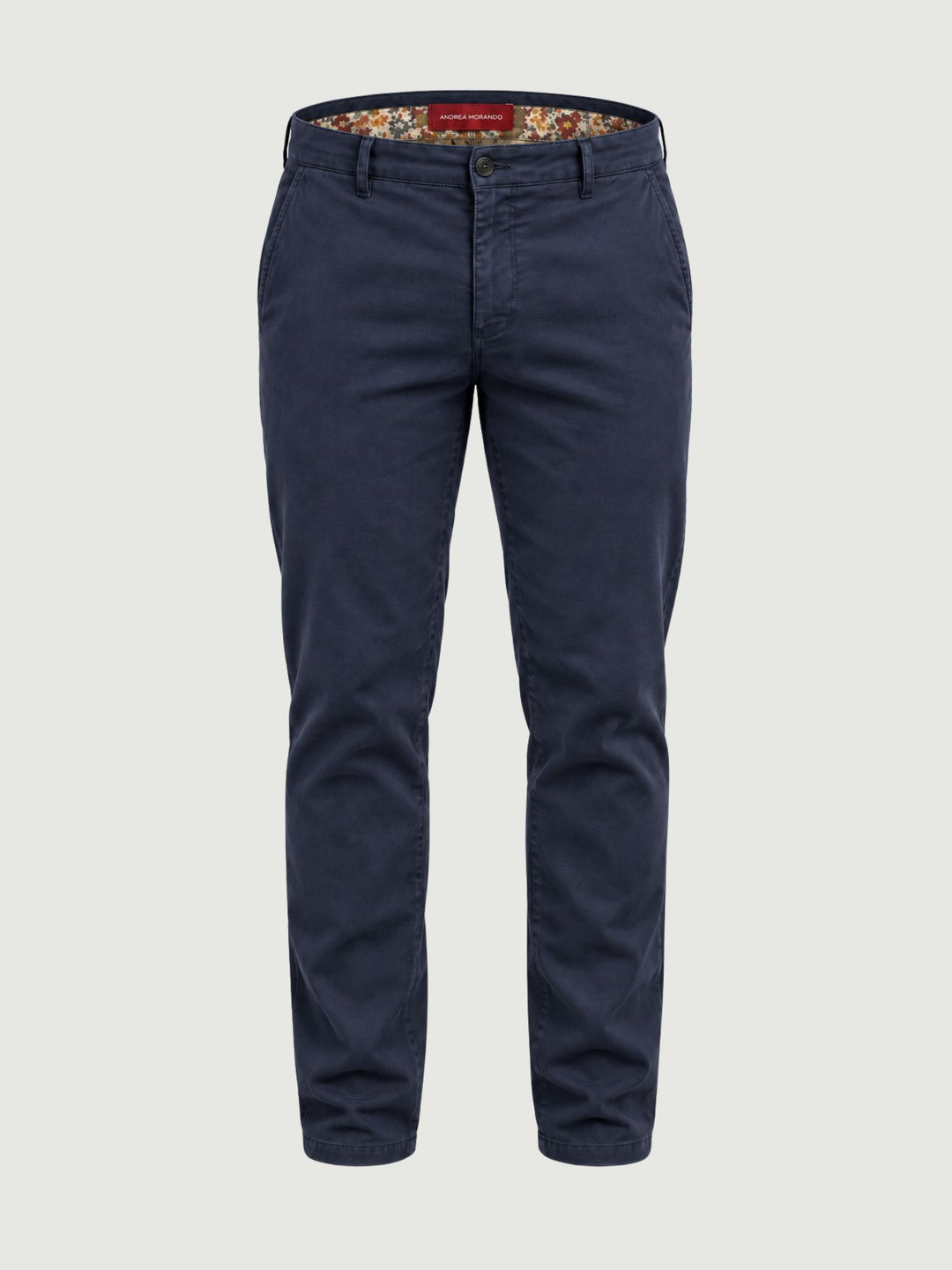 Pantalone chino in cotone navy BU27W15PAPA1321TWILL 200 ANDREA MORANDO 