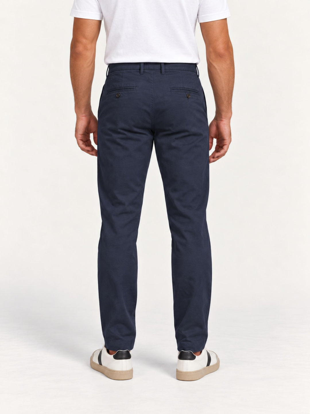 Pantalone chino in cotone navy BU27W15PAPA1321TWILL 200 ANDREA MORANDO 