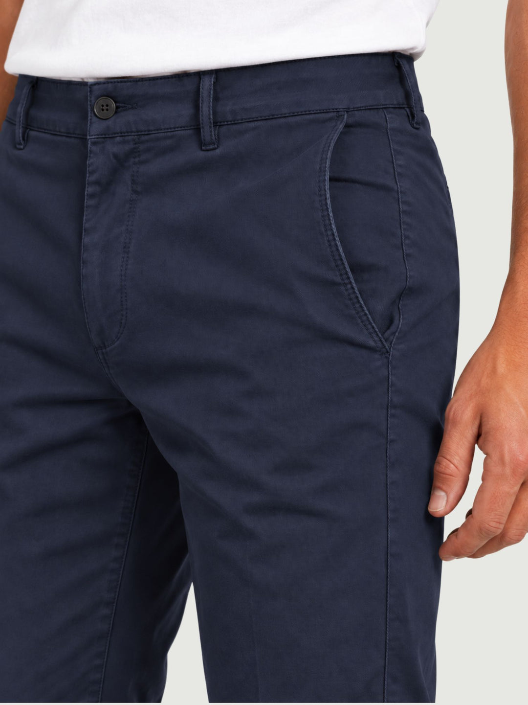 Pantalone chino in cotone navy BU27W15PAPA1321TWILL 200 ANDREA MORANDO 