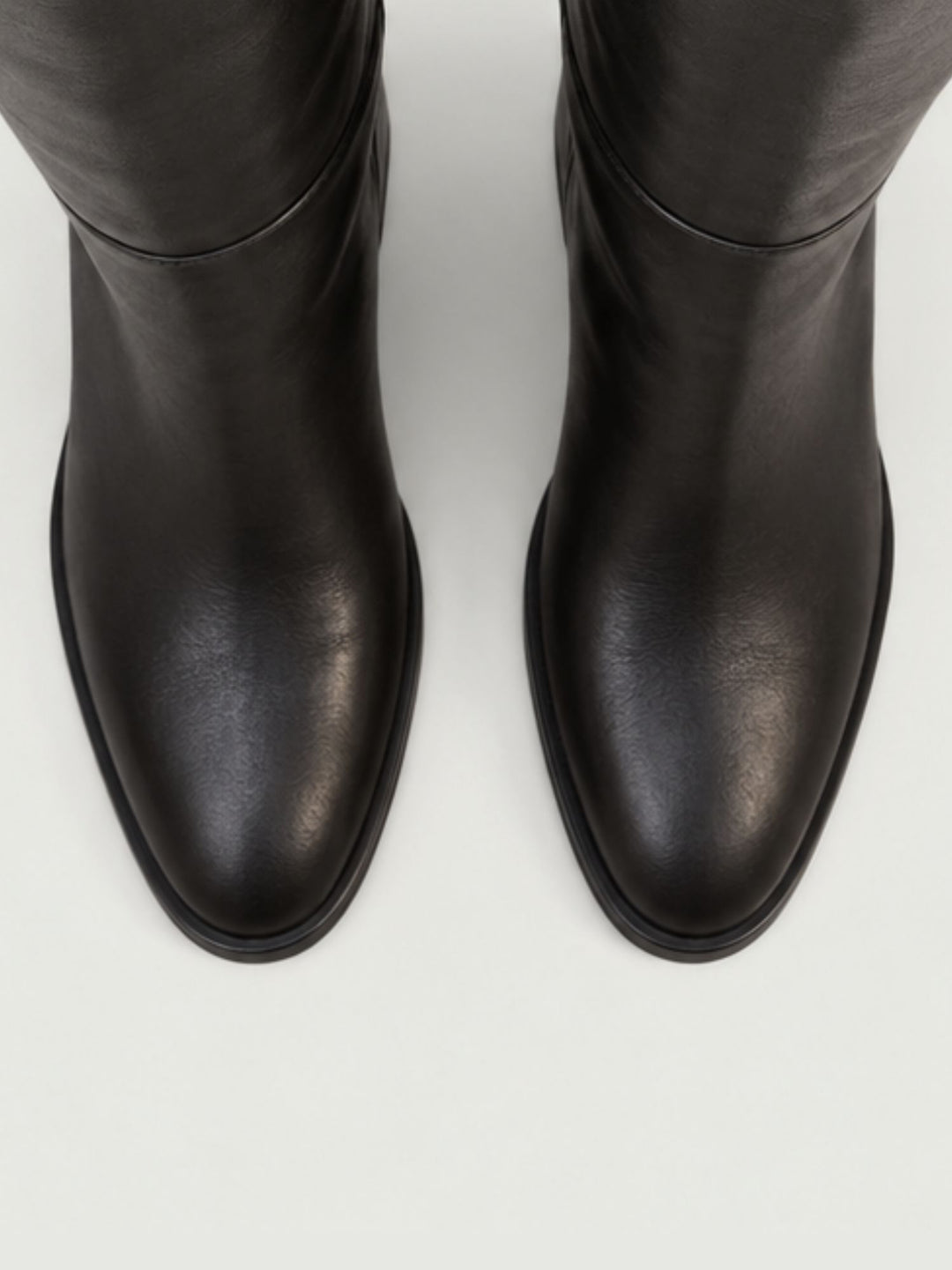 Stivale alto in pelle nera 2461 NERO ANDREA MORANDO 