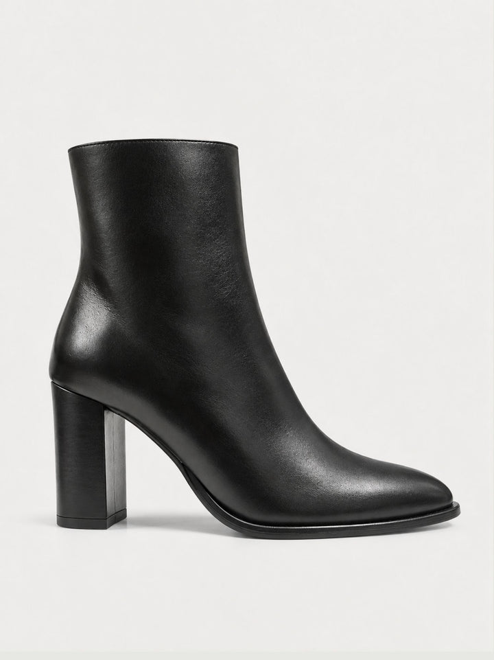 Trochetto in pelle nera con zip oro 2462 NERO ANDREA MORANDO 