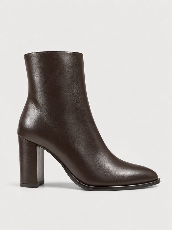 Trochetto in pelle moro con zip oro 2462 T.MORO ANDREA MORANDO 