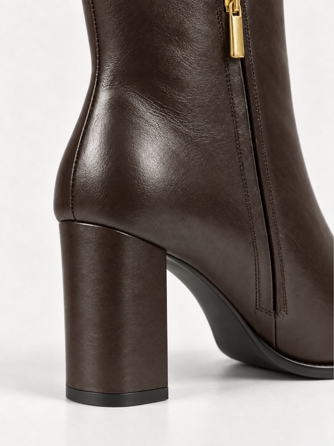 Trochetto in pelle moro con zip oro 2462 T.MORO ANDREA MORANDO 