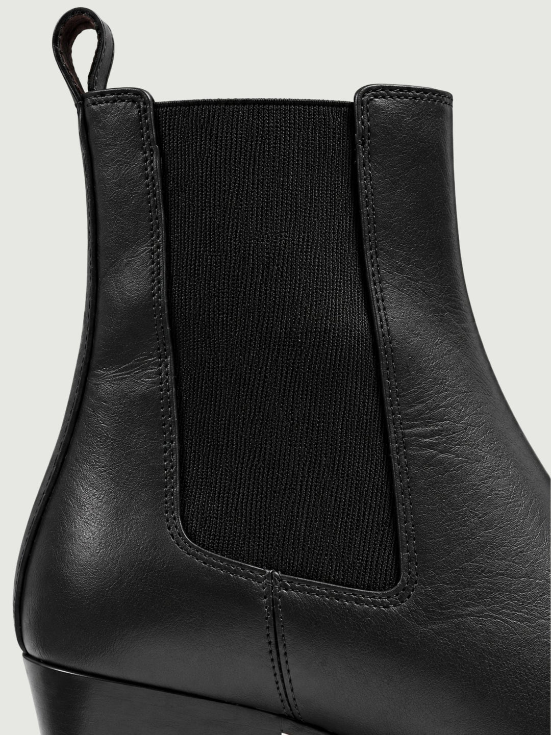 Stivaletto beatles in pelle scamosciata moro 2587 NERO ANDREA MORANDO 