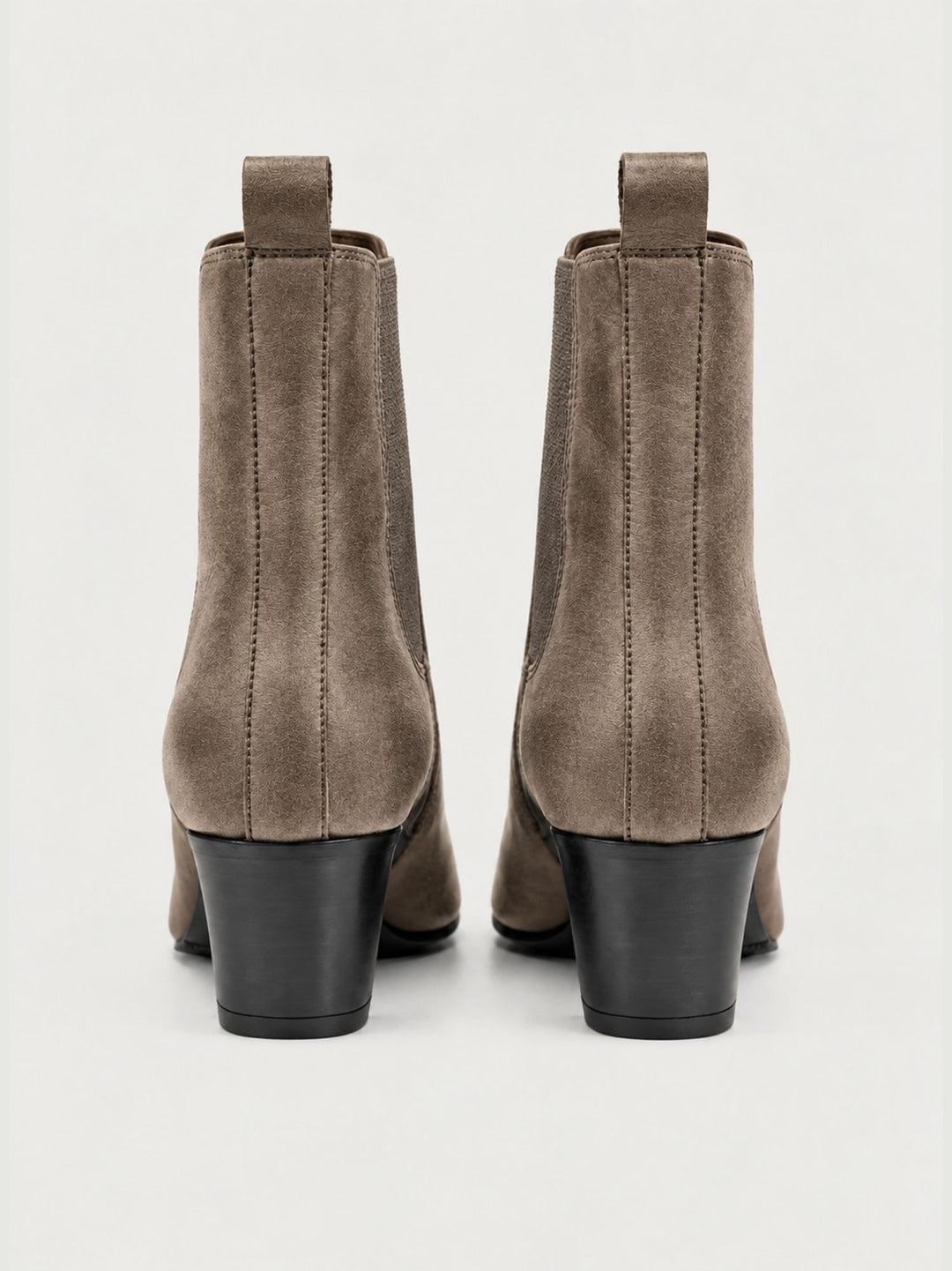Stivaletto beatles in pelle scamosciata beige 2587 TAUPE ANDREA MORANDO 